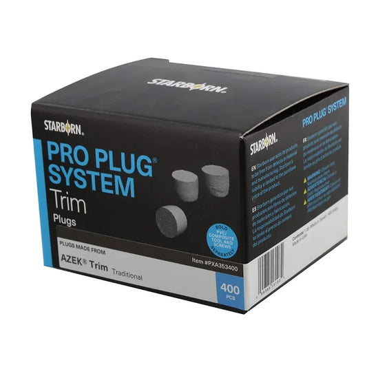 PRO Plug System Azek Trim PaintPro Frontier 400pcs YPXA684404