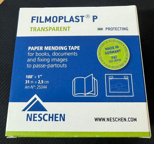 Filmoplast P Archival Mending Tape, 1" x100'