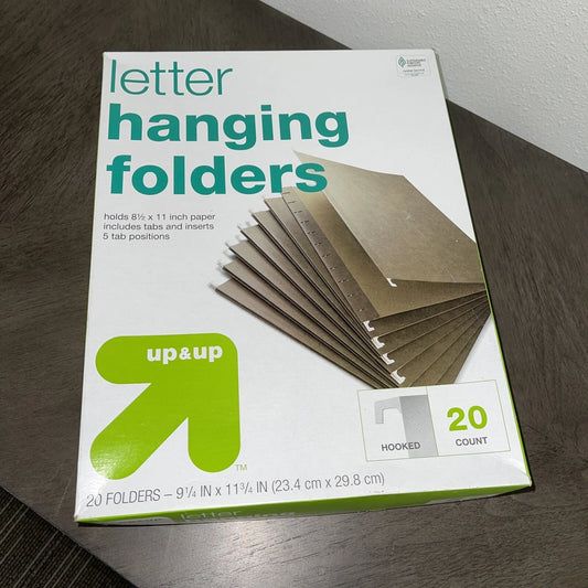 Letter Hanging Folders - Minor Packaging Damage