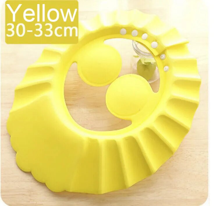 Baby Shower Cap for Kids Toddlers Adjustable Bath Protector Hat Eyes Ears Wash Shield Shampoo Hair