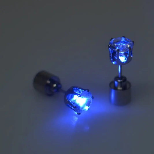 💡 Blue LED Light Up Earrings – Glow in Style at Every Party! ✨