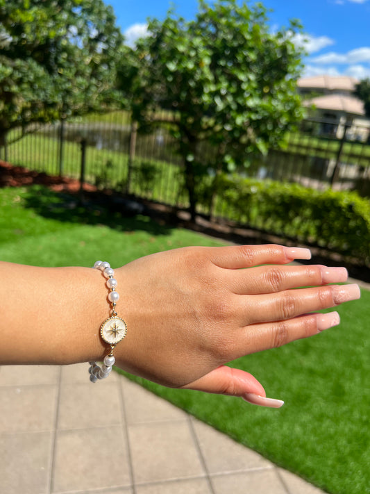 Fashion round pearl bracelet wholesale