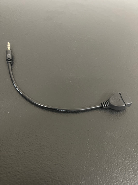 Xewsqmlo 3.5mm Male to USB 2.0 Female Car AUX Stereo Audio Adapter Cable