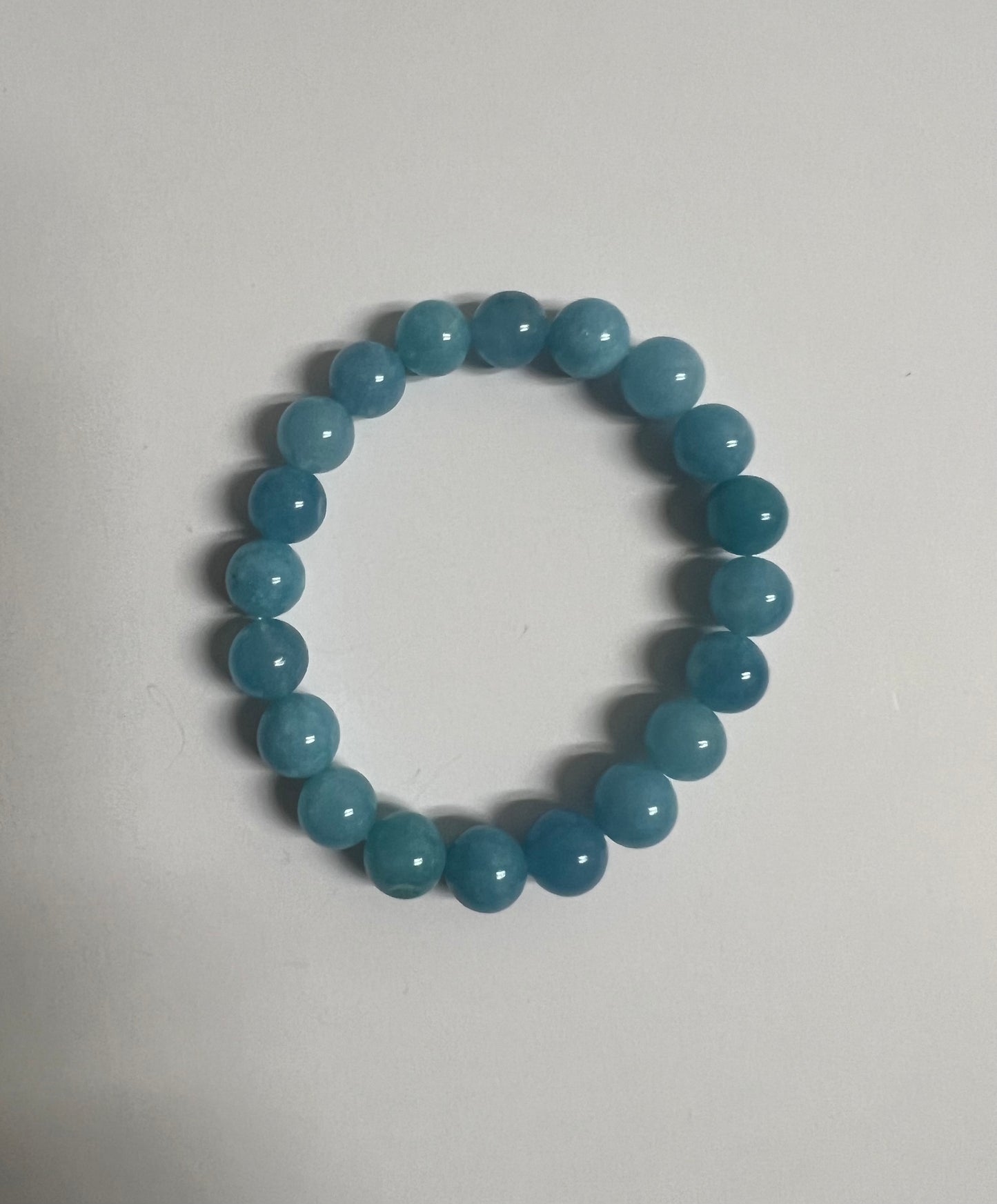 Jade Blue Bracelet 10mm
