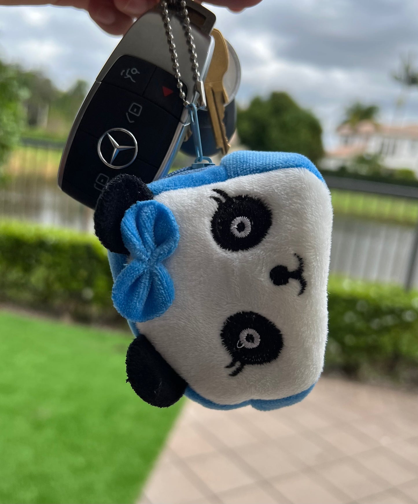 Mini Panda Plush Coin Purse – Cute Cartoon Zipper Wallet, Soft & Portable, 3.15"
