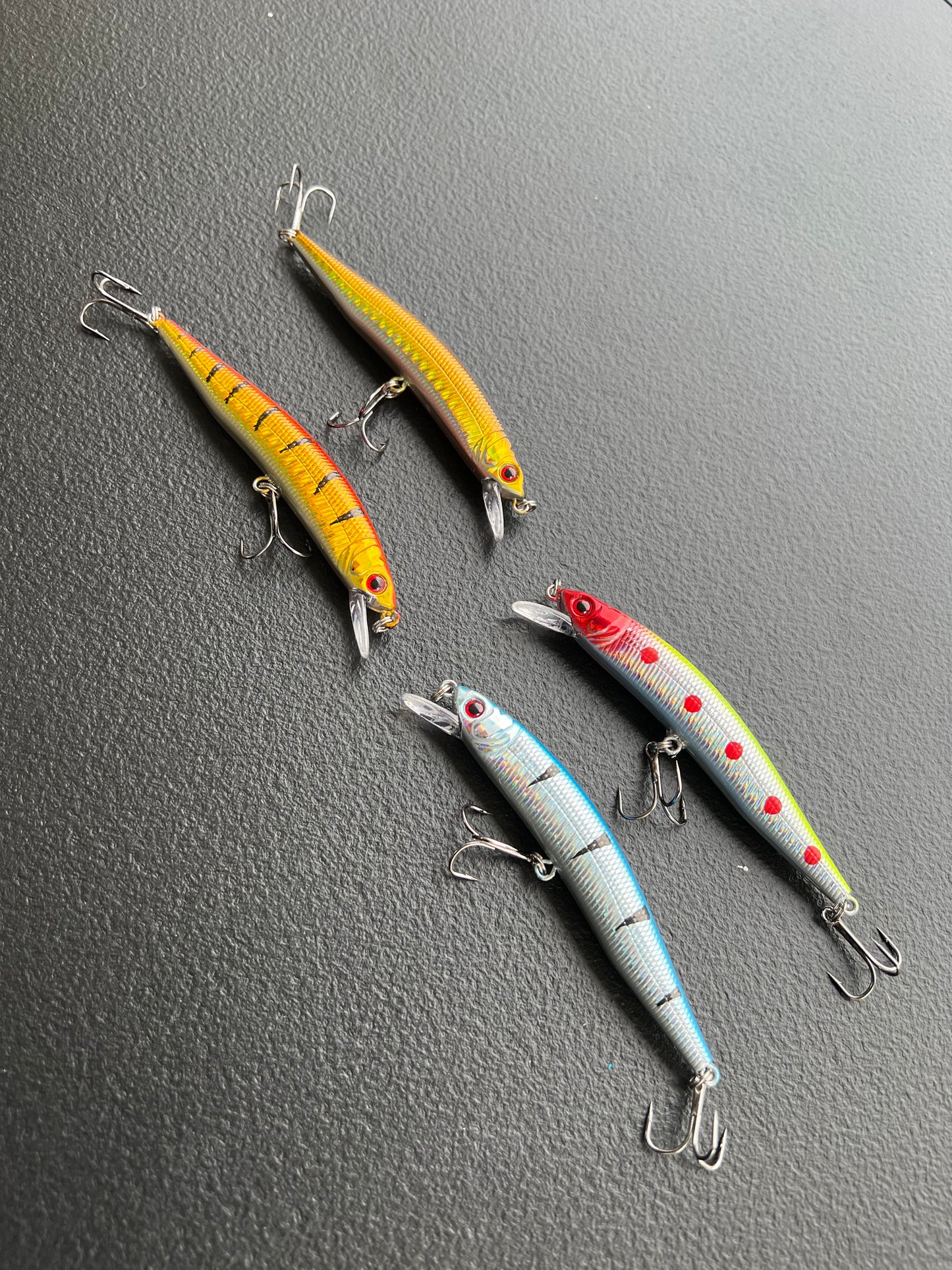 4-Piece Realistic Soft Fishing Lures – Lifelike Swimbaits for Freshwater & Saltwater