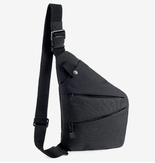 NEW Backpack Shoulder Holster Chest Pack Single Bag Portable Backpack BLACK
