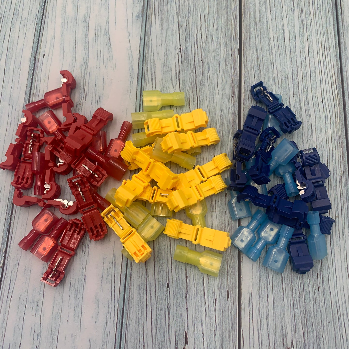 60PCS T-Tap Wire Connectors Kit – Quick Splice Terminals for 22-10 AWG
