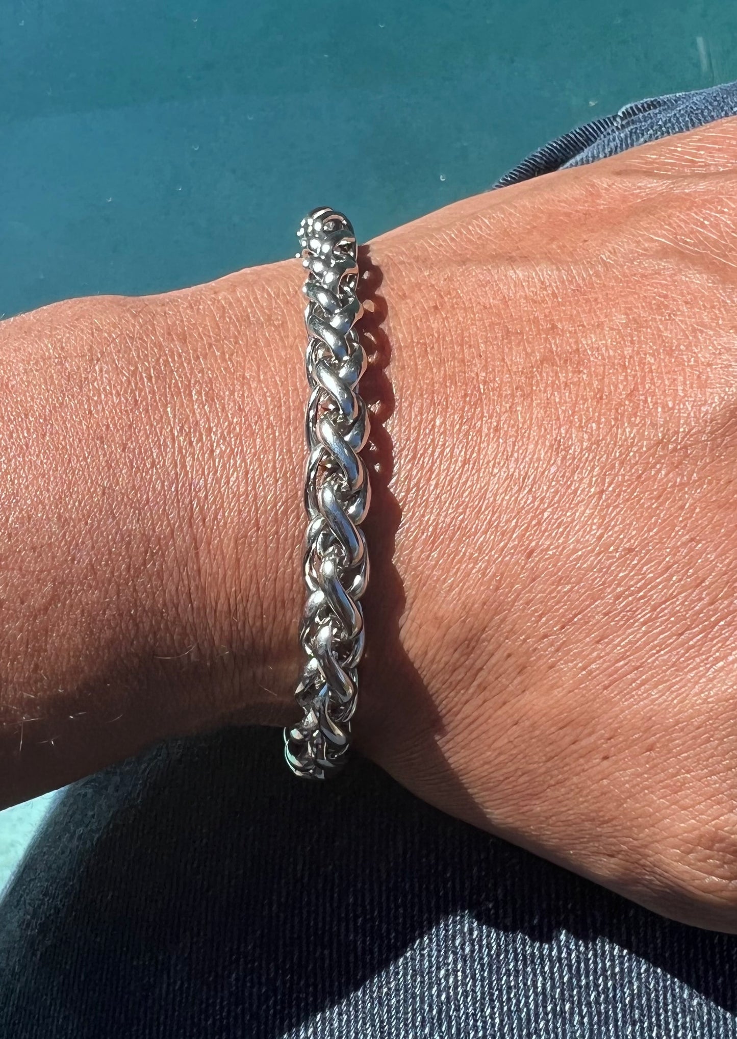 Stainless Steel 3. 2mmnk Flat Bracelet Men's Titanium Steel Bracelet Wholesale
