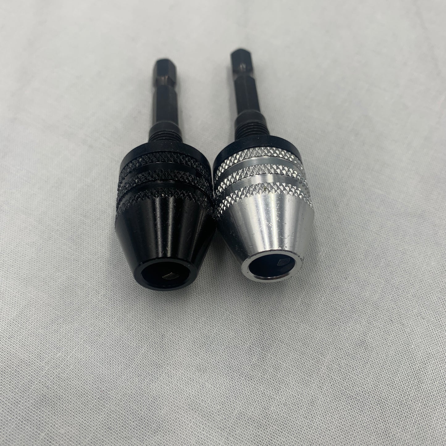 2 Pcs Hex Shank Keyless Drill Chuck, Quick Change Adapter Converter drill adapter