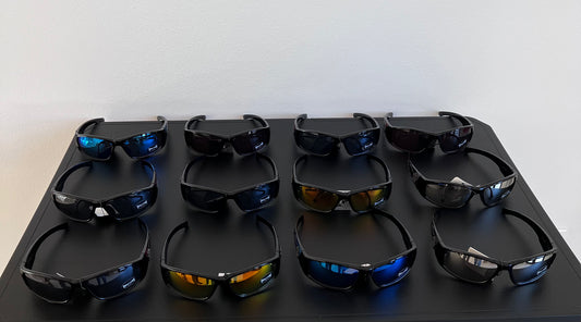 Moto Chopper UV400 Sunglasses – Retro Square Style, Random Color, Unisex