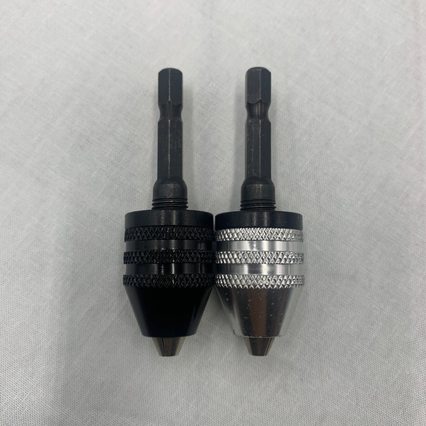 2 Pcs Hex Shank Keyless Drill Chuck, Quick Change Adapter Converter drill adapter