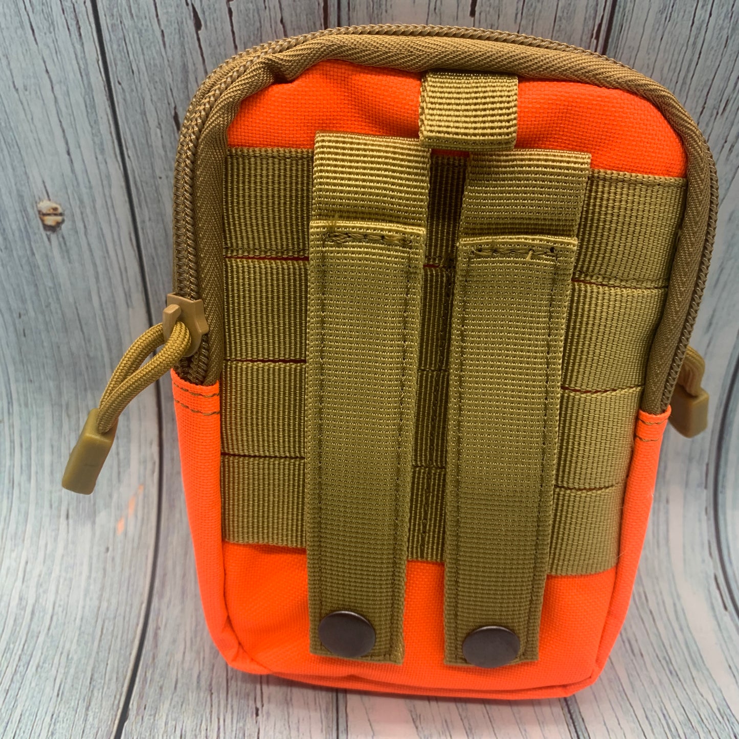 Multipurpose Tactical Waist Pouch – Waterproof Utility Gadget Bag, Nylon, Orange