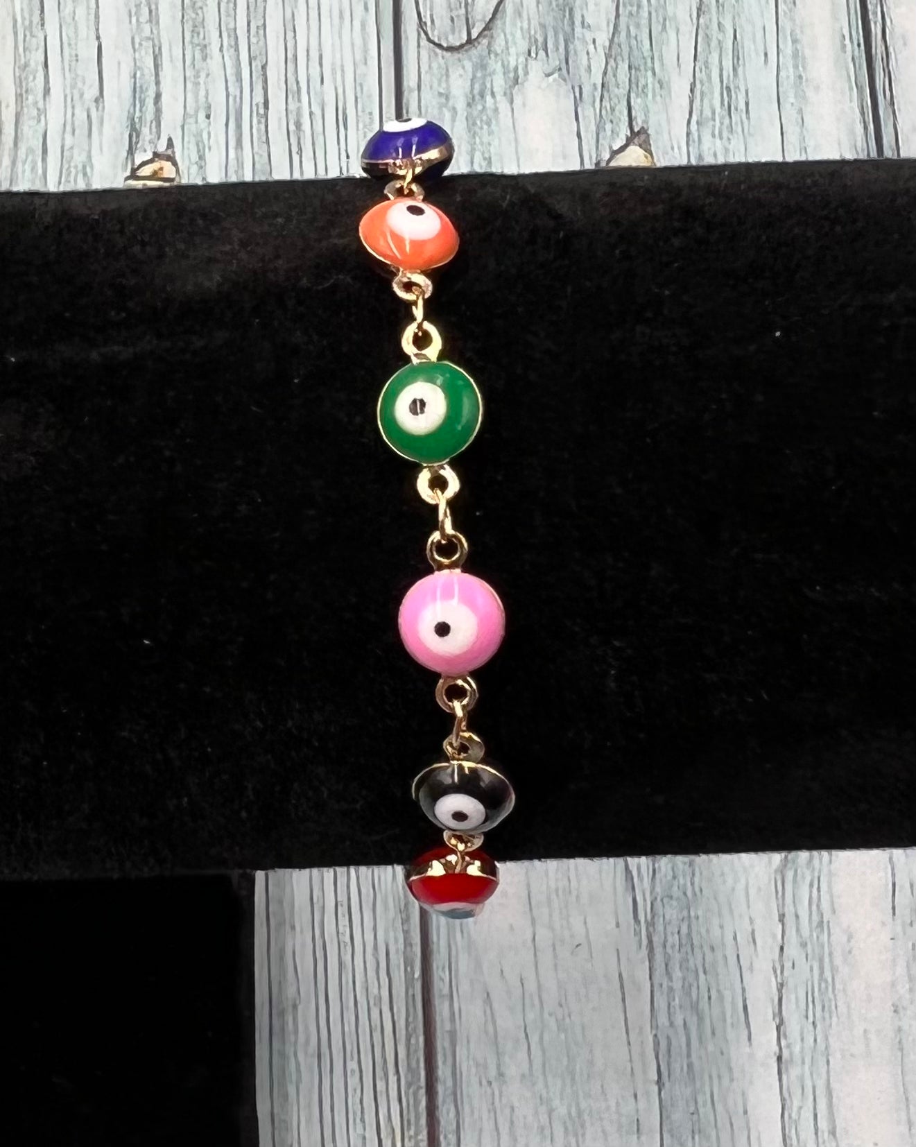bohemian style colorful retro 11 devil eyes necklace bracelet anklet combination accessories