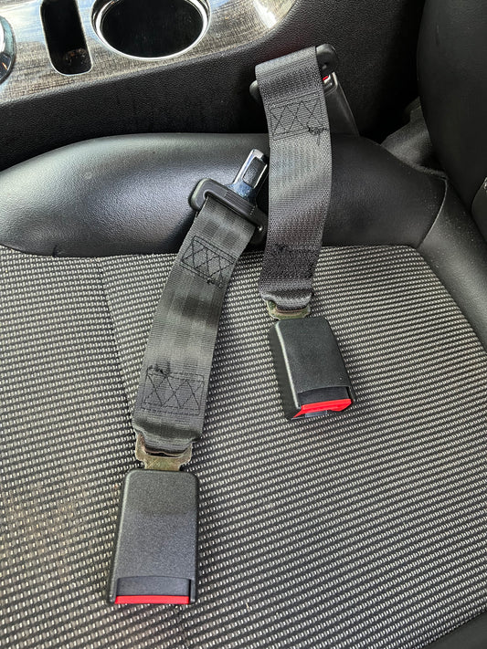 Set of 2 Seat Belt Extender 16in Length