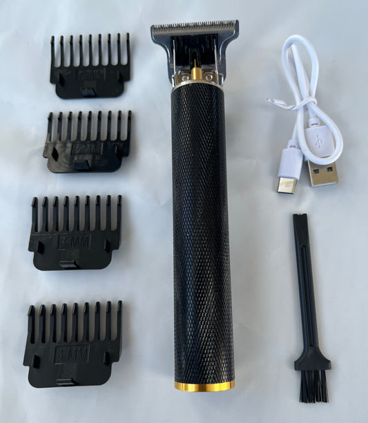 Vintage T9 Barbeador Black Gold  Beard Hair Trimmer Cutter Machine for Men