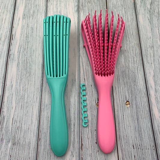 2 Pack Detangling Brush for Curly Hair - NEW ✅