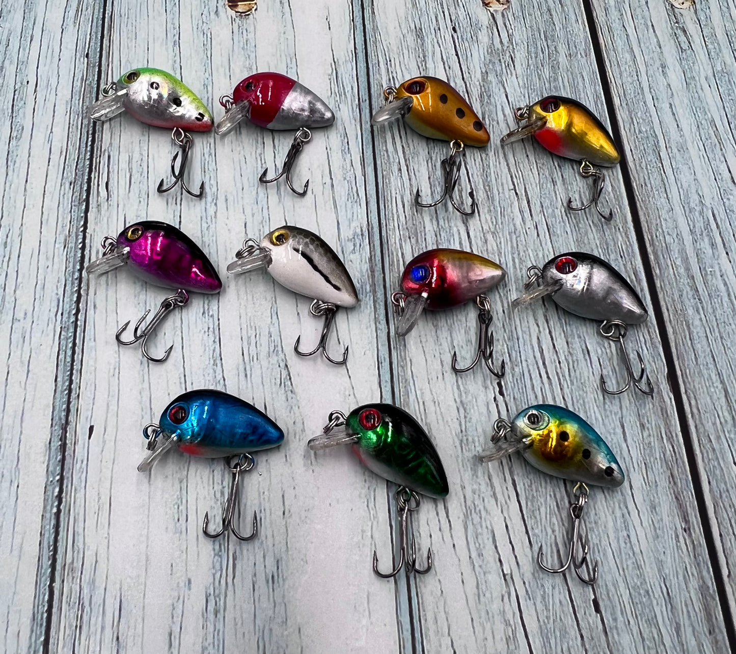 11 pcs Mini Crankbaits- Crappie/ Speck/ Panfish/ trout fishing lures