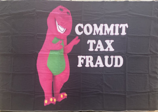 Politically Correct Barney Tapestry Flag Dorm Banner