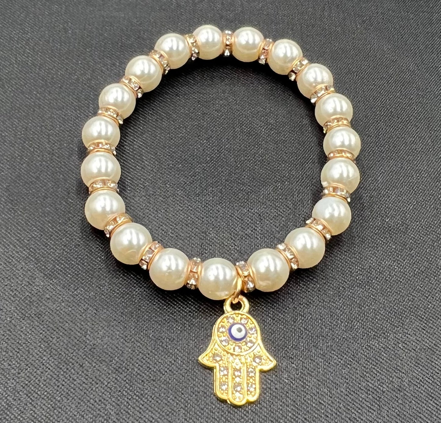Korean Fashion alloy Pendant Devil's Eye Palm bracelet
