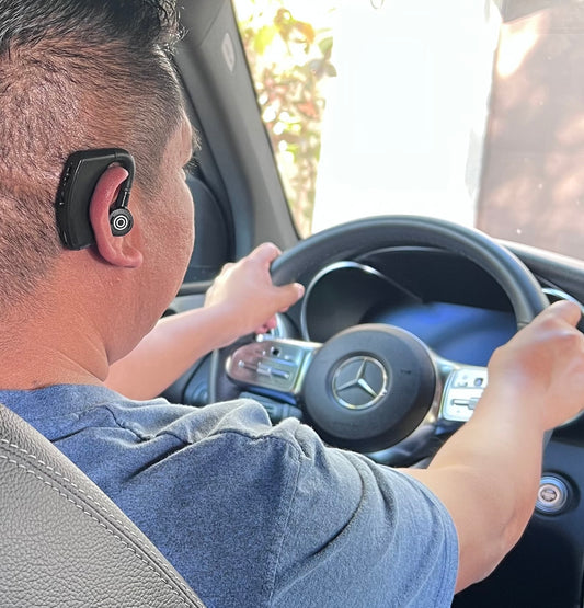 Voice Control - Single Bluetooth Wireless Earbud Headphone for iPhones, Android & Samsung