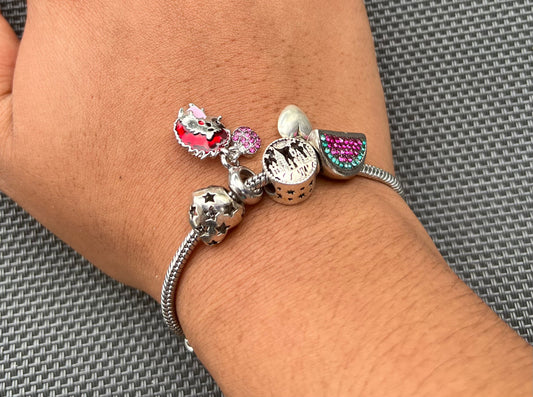❗️NEW❗️ Creative Fashion Watermelon Heart Rhinestone Alloy Bracelet