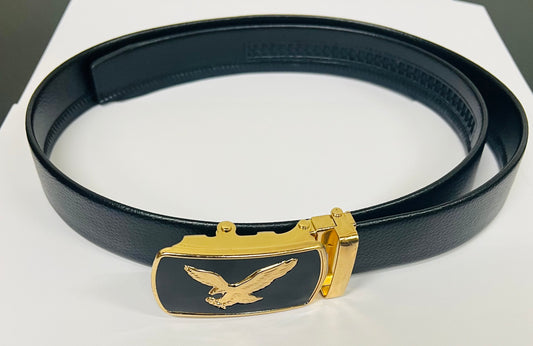 Men Eagle Decor Automatic Buckle Belt