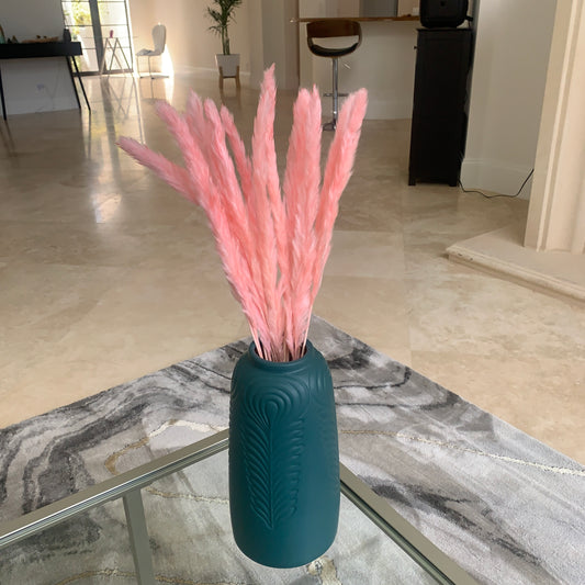 15 stems Pink Pampas Grass 20"-21"