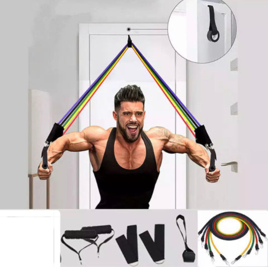 10Pcs Resistance Bands For Home Workout Exercise Yoga Crossfit Fitness Training
