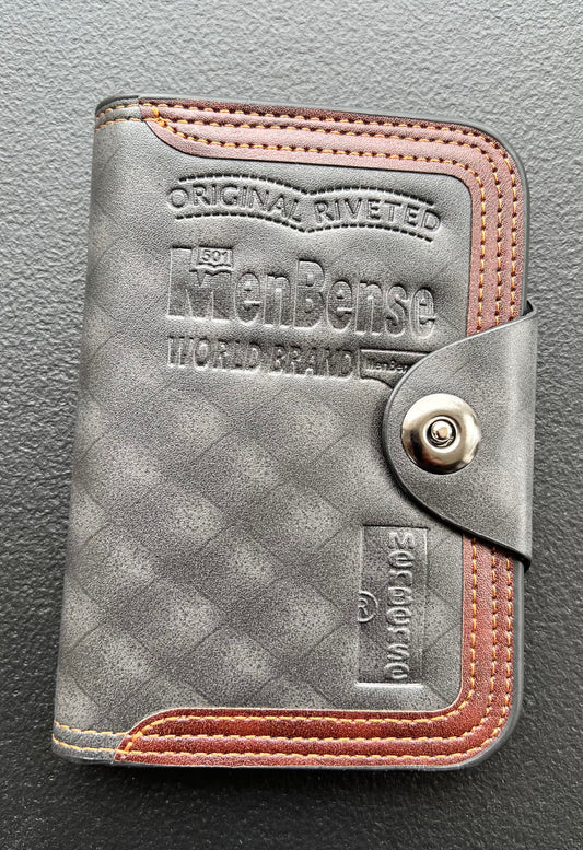 Menbense Premium Men's Wallet,Magnetic buckle