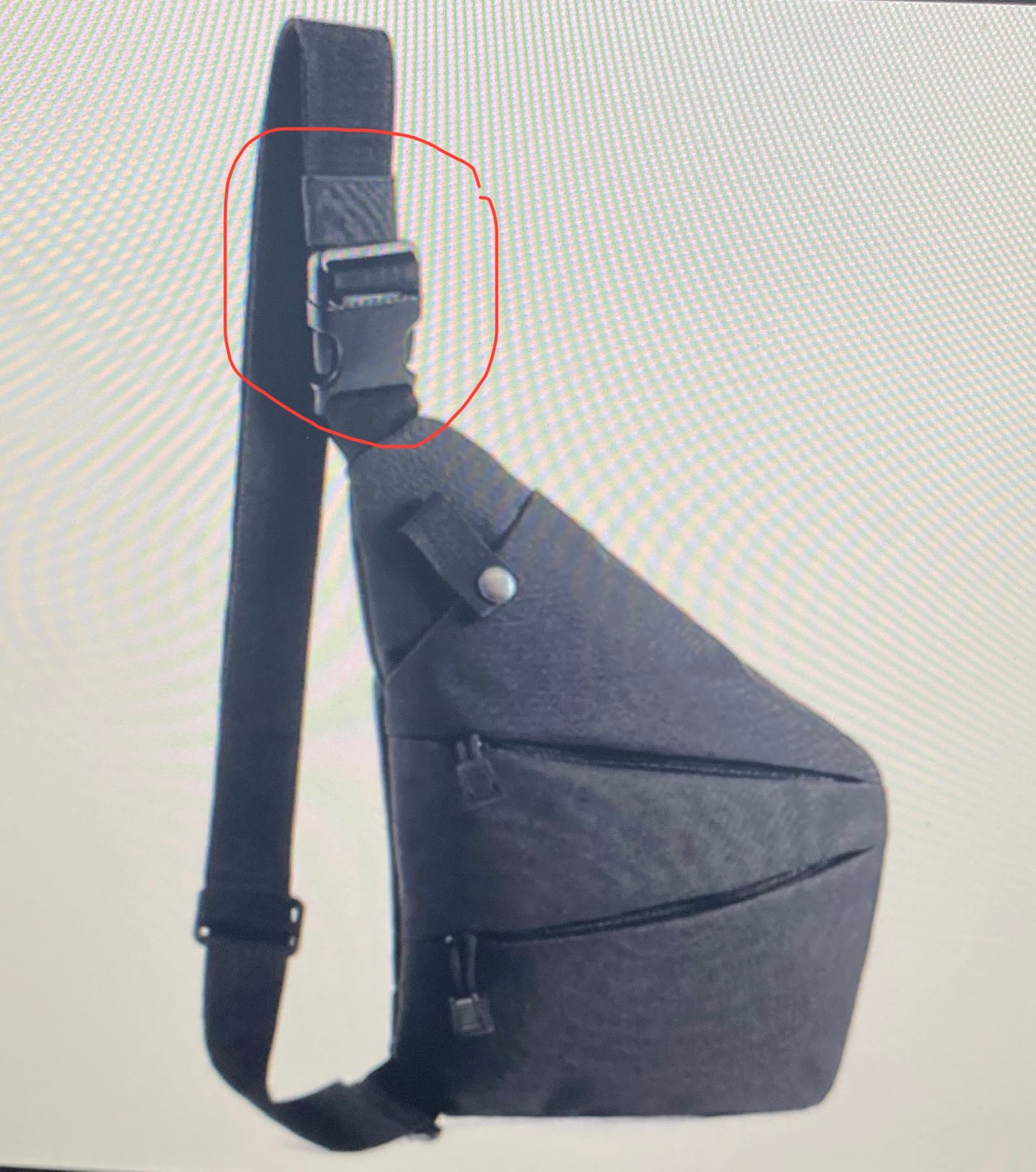 NEW Backpack Shoulder Holster Chest Pack Single Bag Portable Backpack BLACK